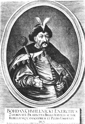 Image - Portrait of Hetman Bohdan Khmelnytsky by Willem Hondius (1651).